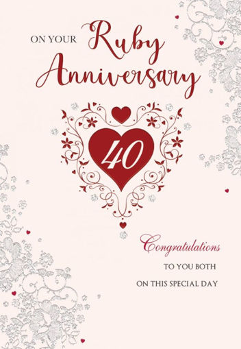 Picture of ON YOUR RUBY ANNIVERSARY